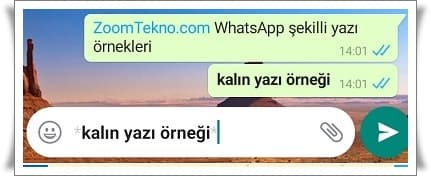 Whatsapp'ta Kalın Yazı Nasıl Yazılır?