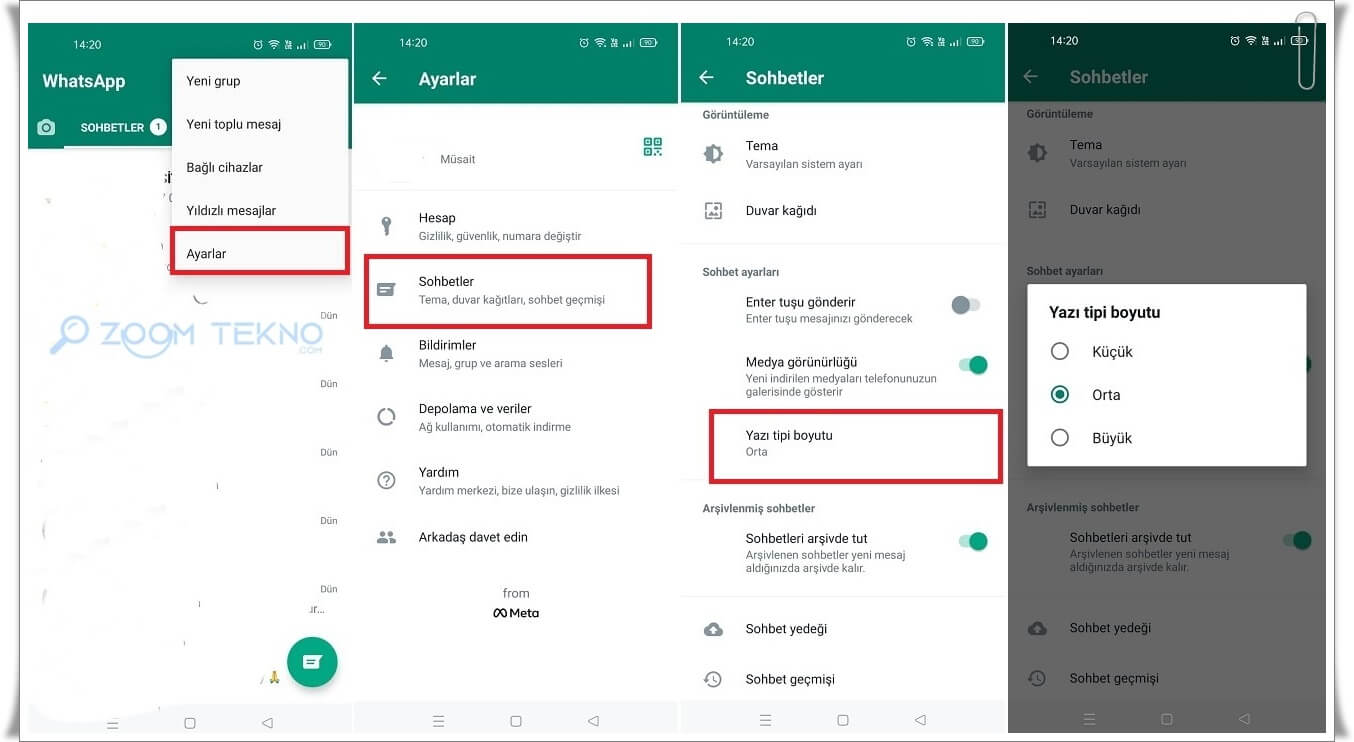 Whatsapp'ta Yazı Nasıl Büyütülür?