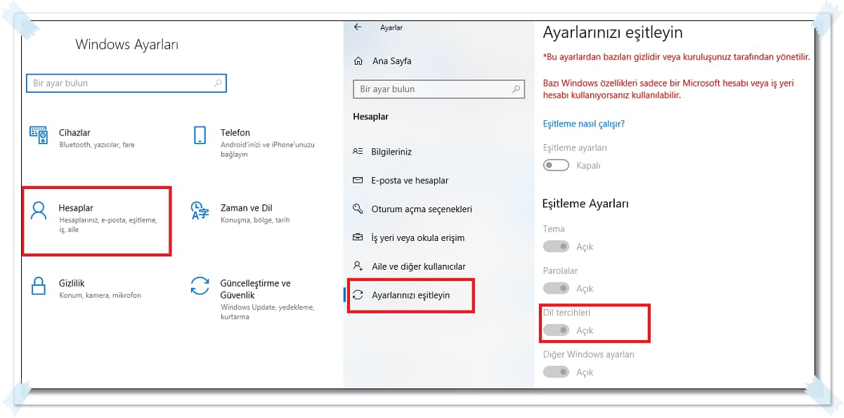 Windows 10 Dilini Türkçe Yapma (Windows 10 Türkçe Dil Paketi Yükleme)