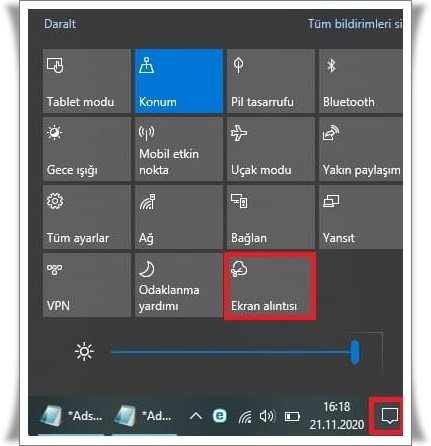 windows 10 ekran goruntusu alma 1