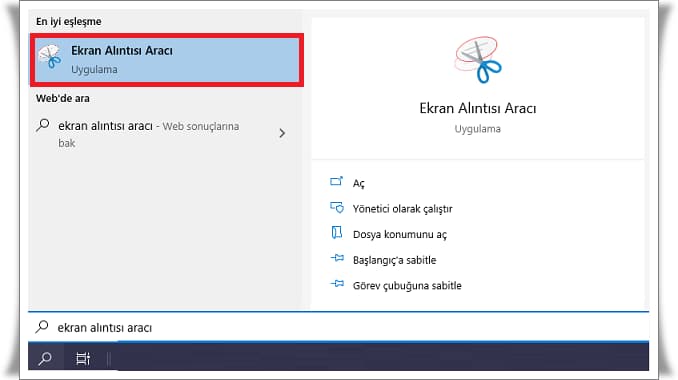 Windows 10 Ekran Görüntüsü Alma Nasıl Yapılır?