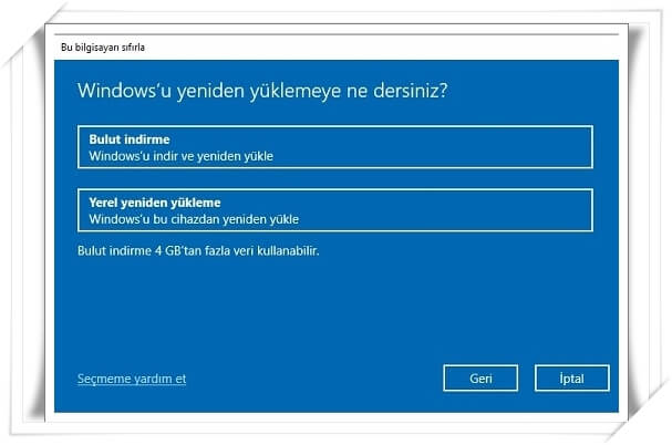 Windows Bilgisayarı Fabrika Ayarlarına Döndürme (4 Adımda Windows 10 Sıfırlama)