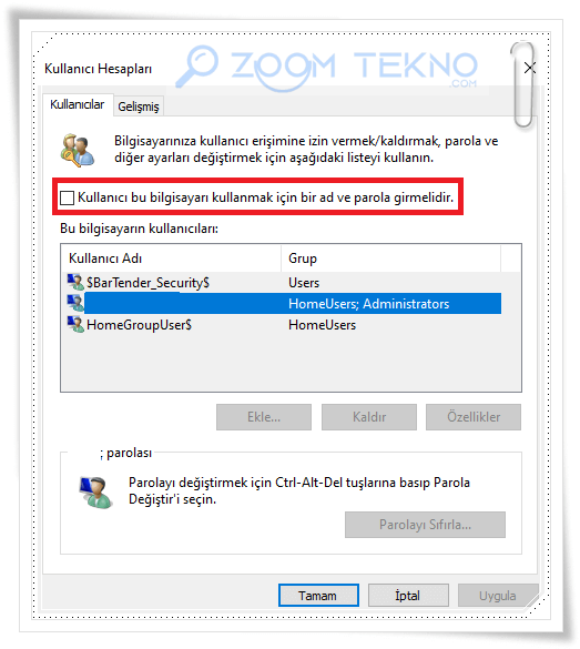 Windows 10 Şifre Kaldırma, Pin Kaldırma Nasıl Yapılır?