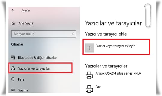 Windows 10'da Yazıcı Ekleme İşlemi Nereden Yapılır?