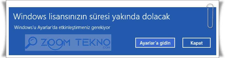 Windows Lisansınızın Süresi Yakında Dolacak Sorunu Nasıl Çözülür?