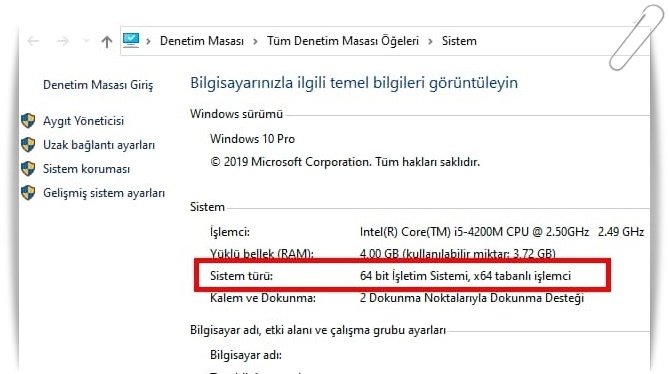 windows surumuyle uyumlu degil hatasi 2