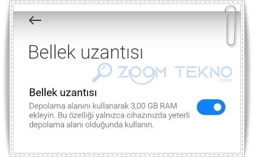 Xiaomi Sanal RAM Nasıl Kullanılır? (Xiaomi RAM Arttırma)