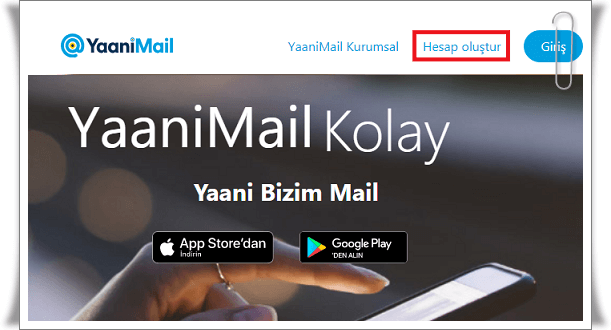 YaaniMail Hesabı Nasıl Oluşturulur?