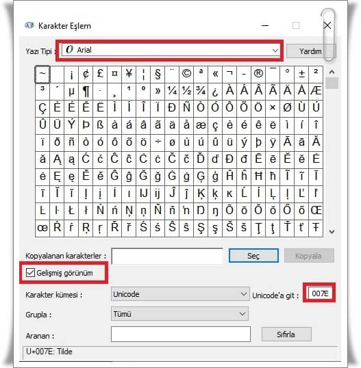 Klavyede Yaklaşık İşareti Tilde İşareti (~) Nasıl Yapılır?