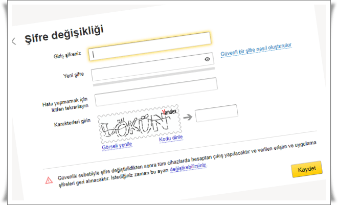 Yandex Mail Şifresi Nasıl Değiştirilir?