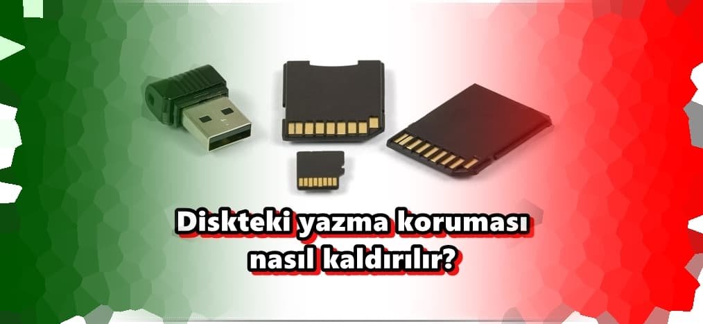 Yazmaya Karşı Korumalı Disk Nasıl Açılır?