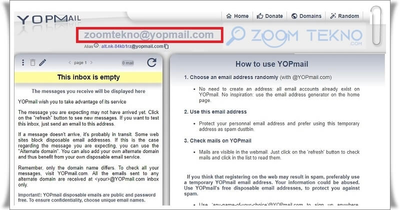 YopMail Hesabı Nasıl Açılır?