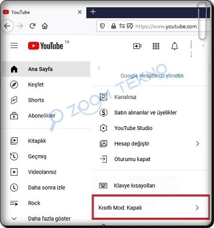 3 Basit Adımda YouTube Kısıtlı Modu Kapatın!