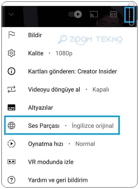 YouTube Video Dili Nasıl Değiştirilir? 2 YouTube Video Dili Nasıl Değiştirilir?